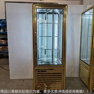 角旋转展554示柜蛋柜西点六包六面陈面列糕玻璃柜甜品出口冷柜欧