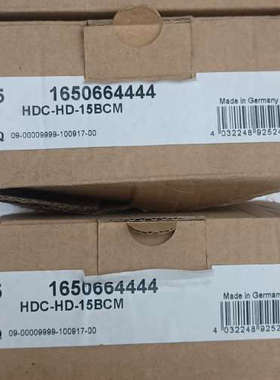 魏德米勒HDC-HD-15BCM插头1650664444议价