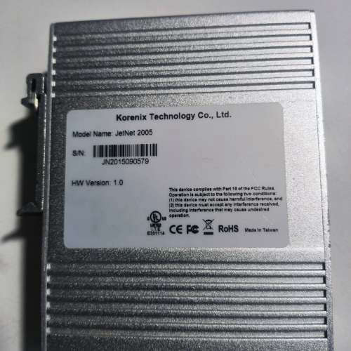 Korenix 科洛理思 JETNet 2005   拆议价