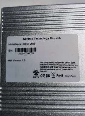 Korenix 科洛理思 JETNet 2005   拆议价