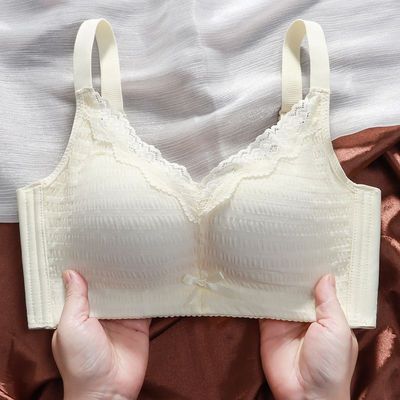 加厚5cm无痕无钢圈内衣女小胸聚拢平胸显大6专用2025新款爆款文胸
