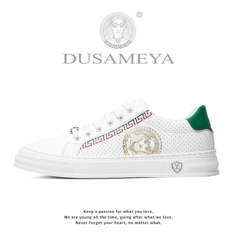 杜莎米娅2025新款夏季板鞋轻奢透气时尚休闲鞋男士百搭软底男鞋,流行男鞋,休闲板鞋,淘宝优惠券,粉丝福利购,淘宝优惠卷