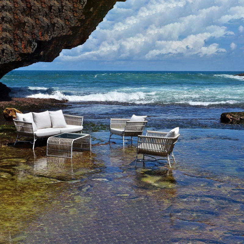 户外藤椅沙发组合休闲庭院花园露天阳台茶几四件套室外藤桌椅茶几,住宅家具,户外沙发,淘宝优惠券,粉丝福利购,淘宝优惠卷