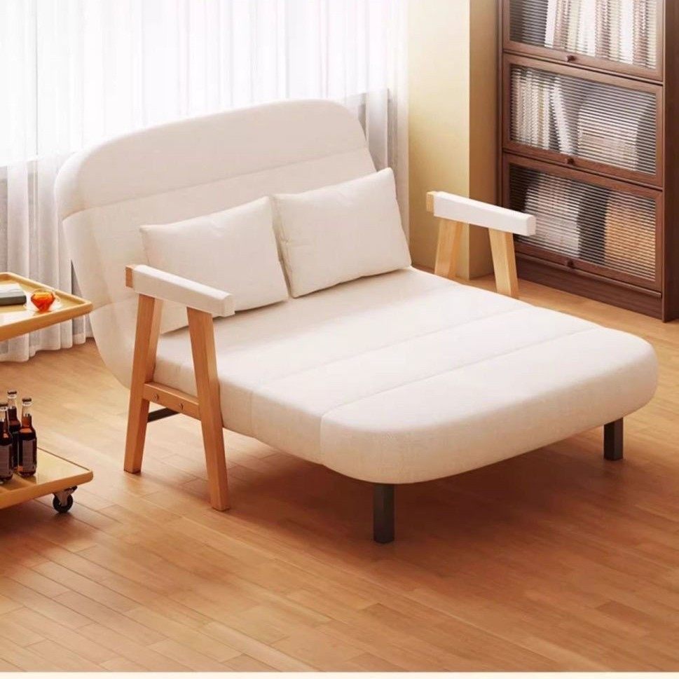沙发床折叠两用不占地方2026新款实木多功能家用客厅小户型留宿床,住宅家具,沙发床,淘宝优惠券,粉丝福利购,淘宝优惠卷