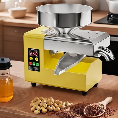 榨油机 R8S/R6S/R6侧出油家用榨油机跨境出口工厂直发榨油机