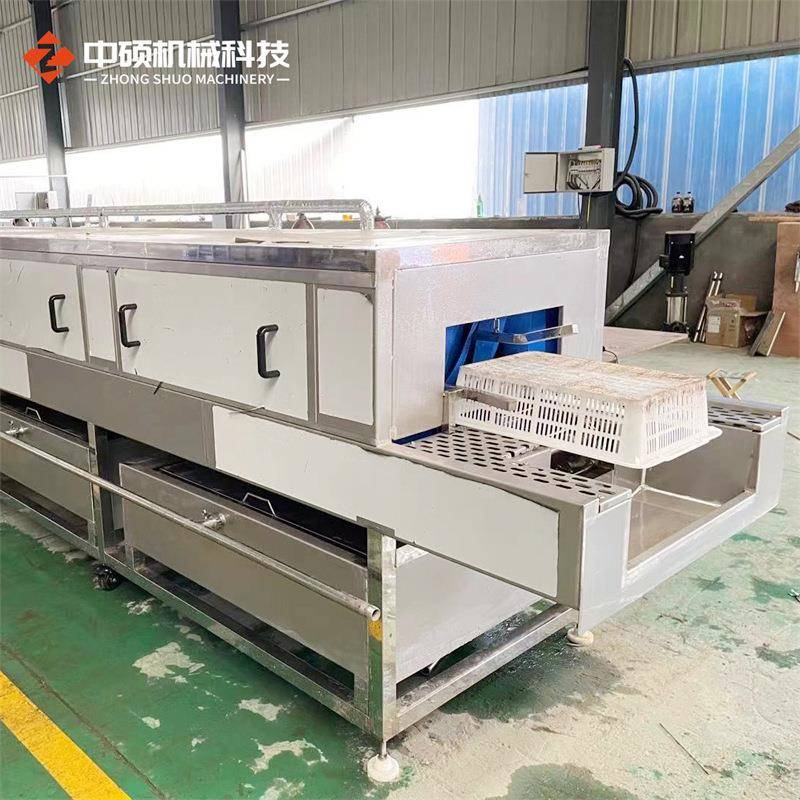 烘房周转盘清洗设备鲜花干果烘干托盘清洗机中药材晾晒筐清洗机