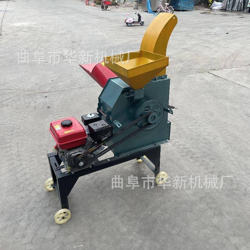 秸秆铡草揉丝机卧式养殖用牛羊养殖青储揉搓机干湿两用铡揉一体机