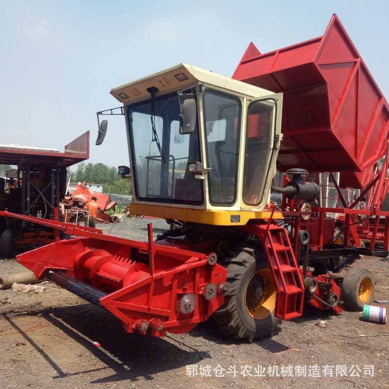 大马力秸秆收割青储机全自动自走高喷粉碎青贮机玉米秸秆青储机