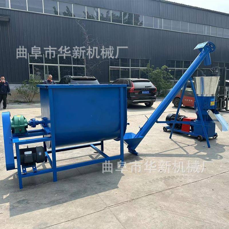 200型小型家用家禽挤压机豆杆玉米饲料颗粒机平模颗粒饲料机