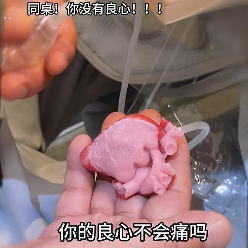 彷真心脏捏捏乐创意慢性回弹硅胶心脏模型充气按压搞怪解压小玩具