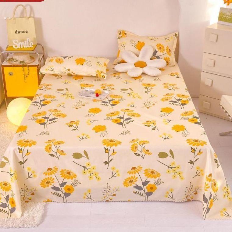 怀恋床单单件 水洗棉被单双人1.5m被罩学生宿舍单人床磨毛褥单