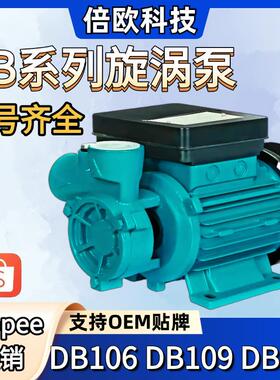 DB系列旋涡泵110V60Hz美规220V60Hz欧规外贸DB125自来水增压泵