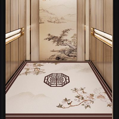 电梯地垫轿厢专用新中式高端防滑垫子楼梯门口进门家用地毯可定制