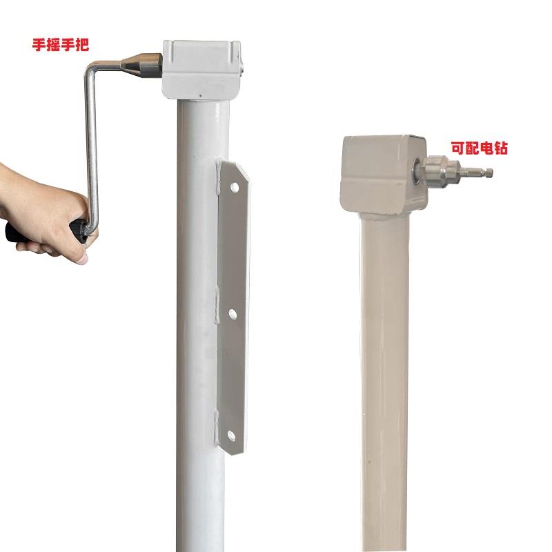 拖车稳定支腿千斤顶 手动背驮式千斤顶 JP汽配支腿套件 电动拖车