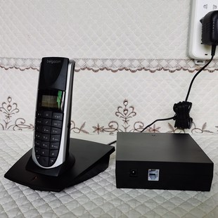 新款分体独立主机来电显示办公家用座机一拖一数字无绳电话子母机