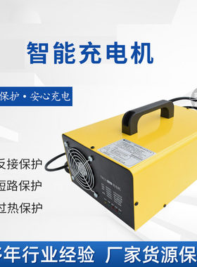 电动叉车充电器24V40A48V50A60A加水72V25A30A免维护电池锂电