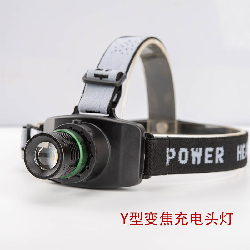 轻便LED专业采耳工具聚光头戴式充电头灯夜钓高亮电筒挖掏耳专用