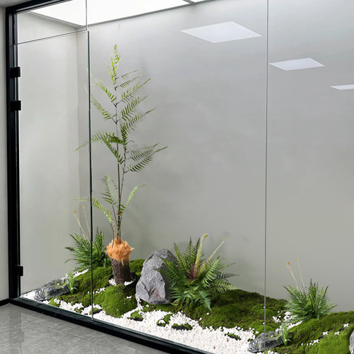 仿真猴头蕨绿植造景室内假树摆件门店橱窗仿生植物草坪装饰微景观