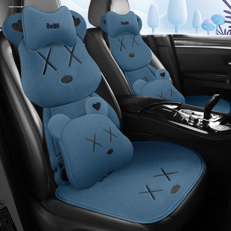 老新缤越博越博瑞汽车坐垫卡通可爱三件套25/24年款四季亚麻座垫,汽车用品/电子/清洗/改装,通用座套/座垫,淘宝优惠券,粉丝福利购,淘宝优惠卷