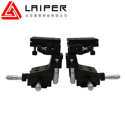 五维调整位移台光学滑台手动精密旋转平移台升降倾斜角度工作平台