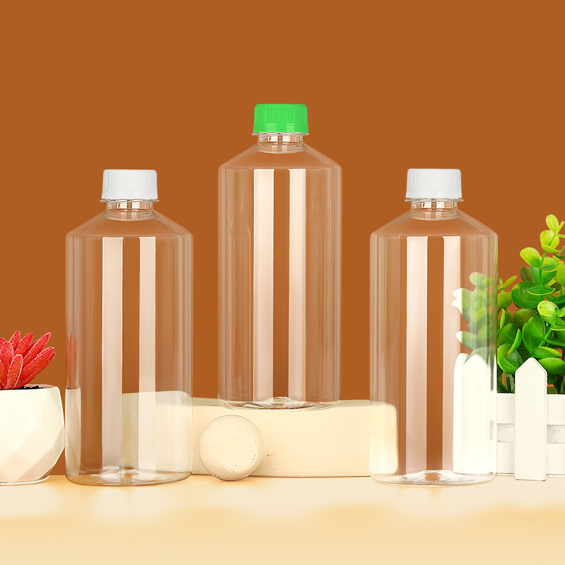 550ml塑料瓶透明带盖食品级商用 一次性果酸黑糖膏样品分装空瓶子