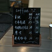 手绘菜单立牌店铺手写价目表A4小黑板吧台点单牌台咖啡店菜单牌