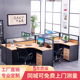 昆明屏风卡位桌工作位室桌椅组合卡座员工桌