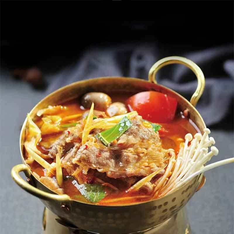 黄铜冬阴公汤锅东南亚菜咖沙锅咖喱铜锅海鲜泡饭铜锅泰式锅黄铜锅,餐饮具,酒店餐具,淘宝优惠券,粉丝福利购,淘宝优惠卷