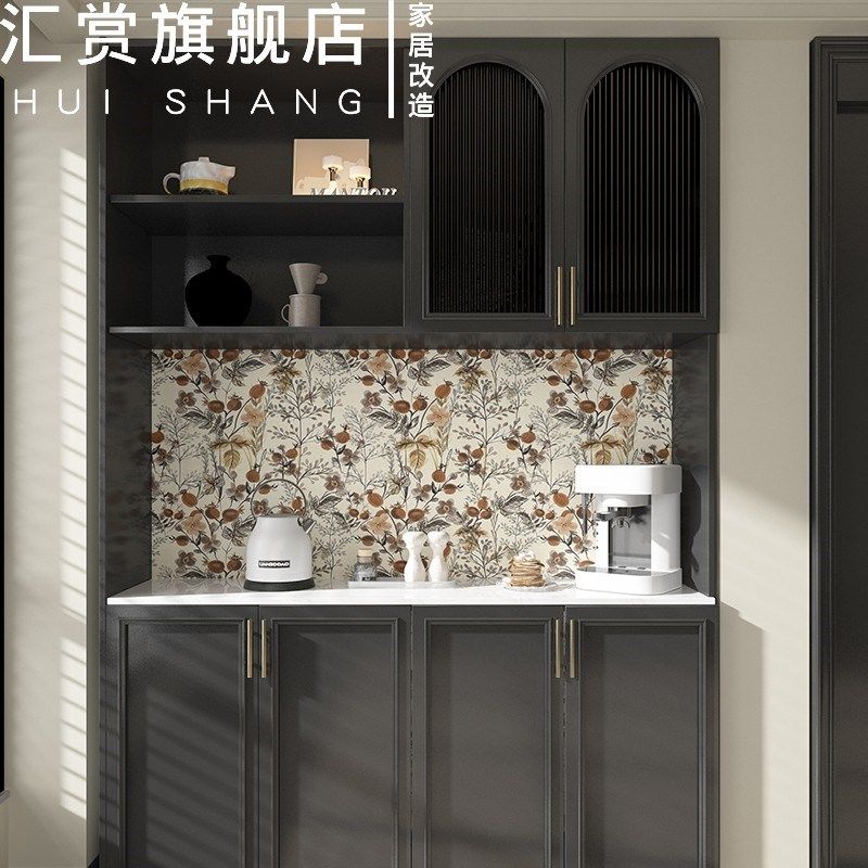 餐边柜贴纸加厚翻新家具改造衣柜装饰民宿古风墙纸自粘旧柜门,家居饰品,软装墙贴,淘宝优惠券,粉丝福利购,淘宝优惠卷
