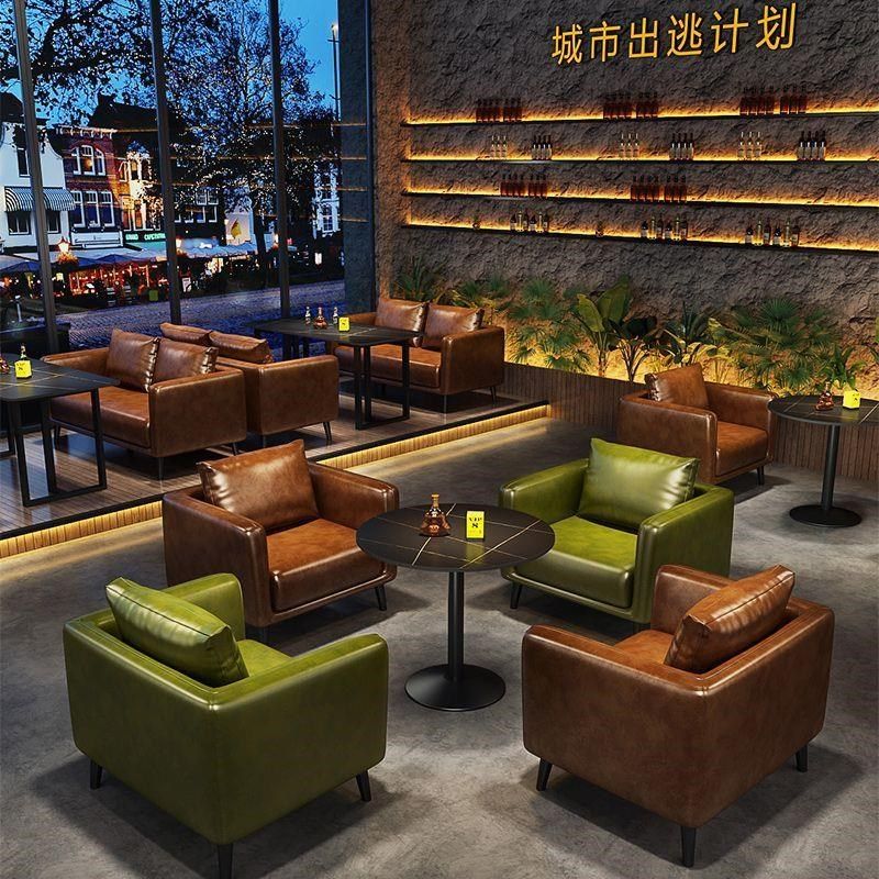 网红酒吧卡座沙发清吧工业风酒馆咖啡厅休闲沙发茶楼洽谈桌椅商用,住宅家具,岩板餐桌,淘宝优惠券,粉丝福利购,淘宝优惠卷