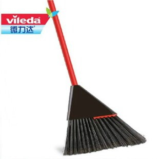 德国微力达扫把三角扫把铁管长杆不弯腰地板除尘毛发扫帚簸箕
