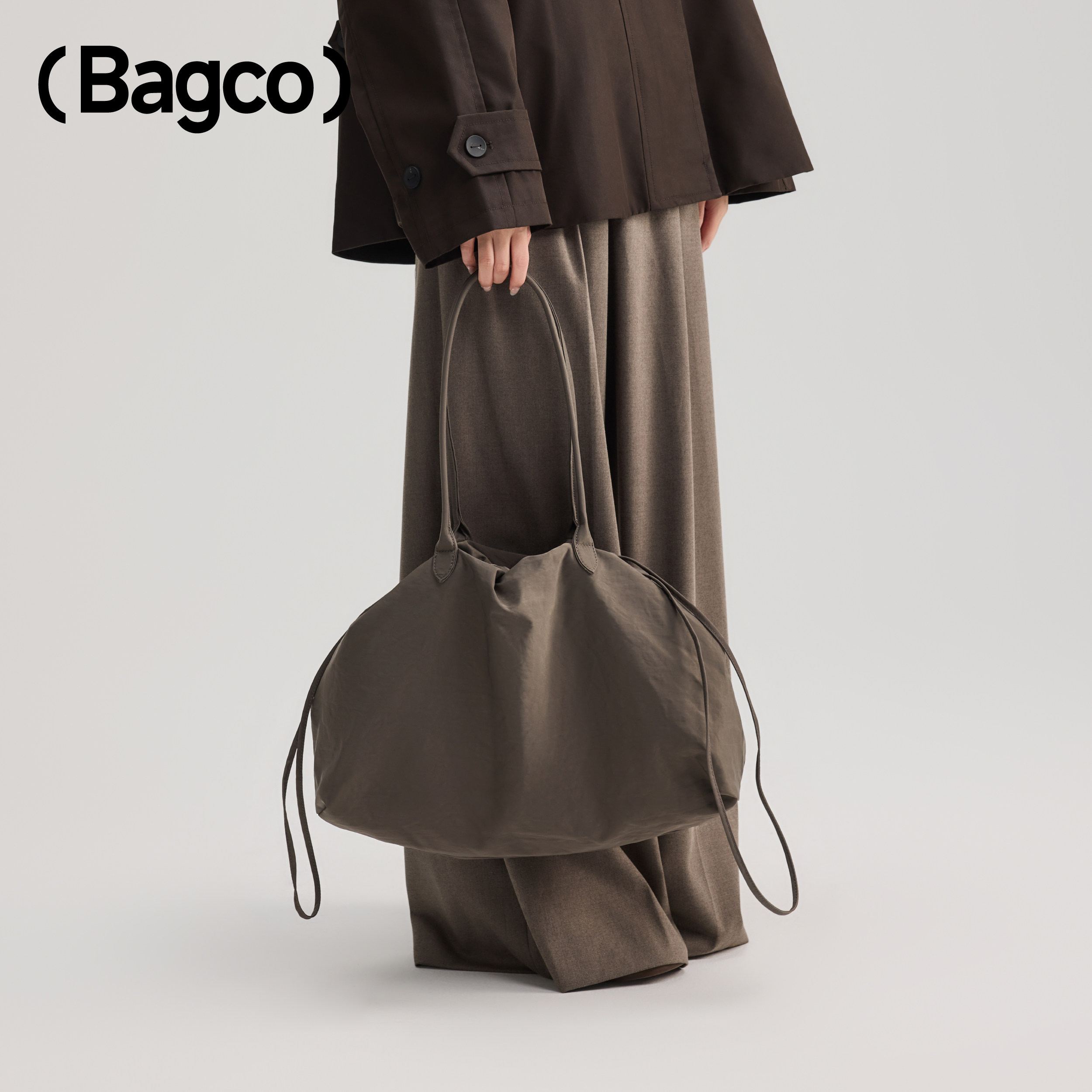 BAGCO 大容量束口抽绳单肩托特包大容量通勤手提包旅行包妈咪包,箱包皮具/热销女包/男包,托特包,淘宝优惠券,粉丝福利购,淘宝优惠卷