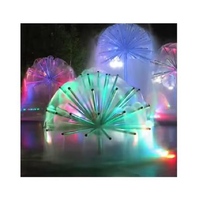 公园花园广场小型蒲公英音乐喷泉水景不锈钢喷头水景水秀厂家直供