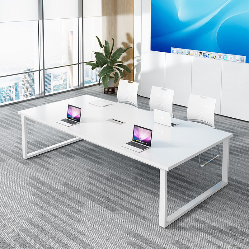 会议桌长桌简约现代大桌子工作台小型会议室长条简易办公桌椅组合