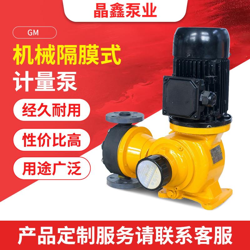 厂家直供电动机械隔膜式计量泵GM-400/0.4化工液体耐酸碱加药泵