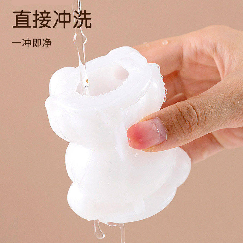 网红小熊冰块模具网红花样家用硅胶冰格制冰冰冻咖啡奶茶冰糕神器