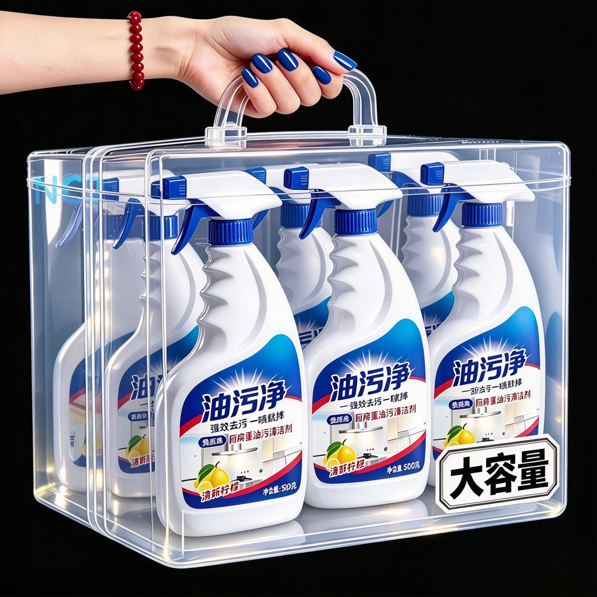 潭人厨房强力去油污泡沫清洁剂