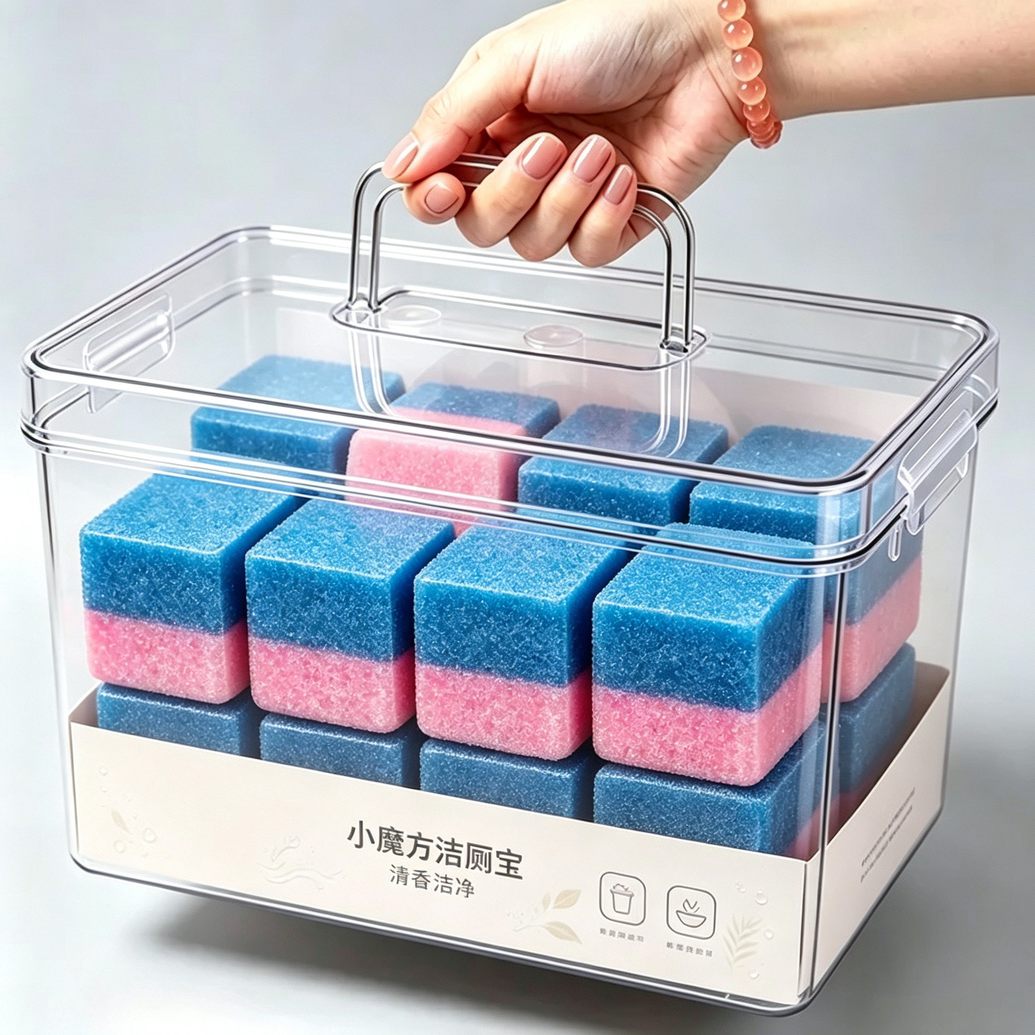 小魔方洁厕宝缓释长效型冲水洁净