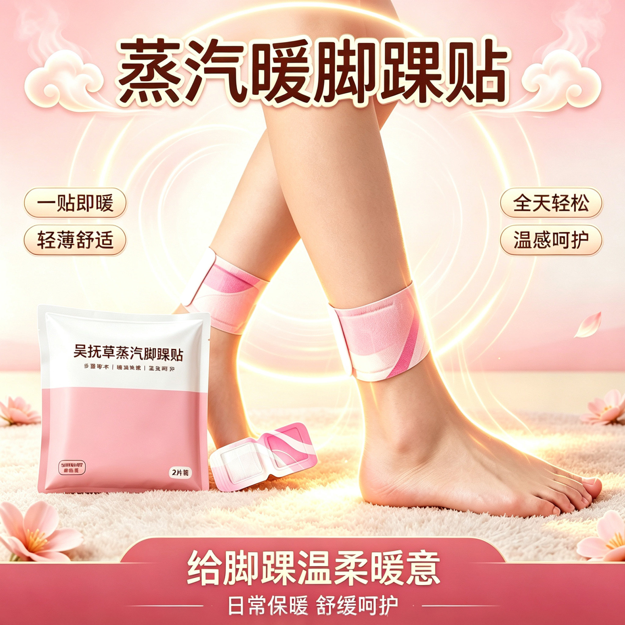 蒸汽暖脚踝贴自发热恒温保暖耐用