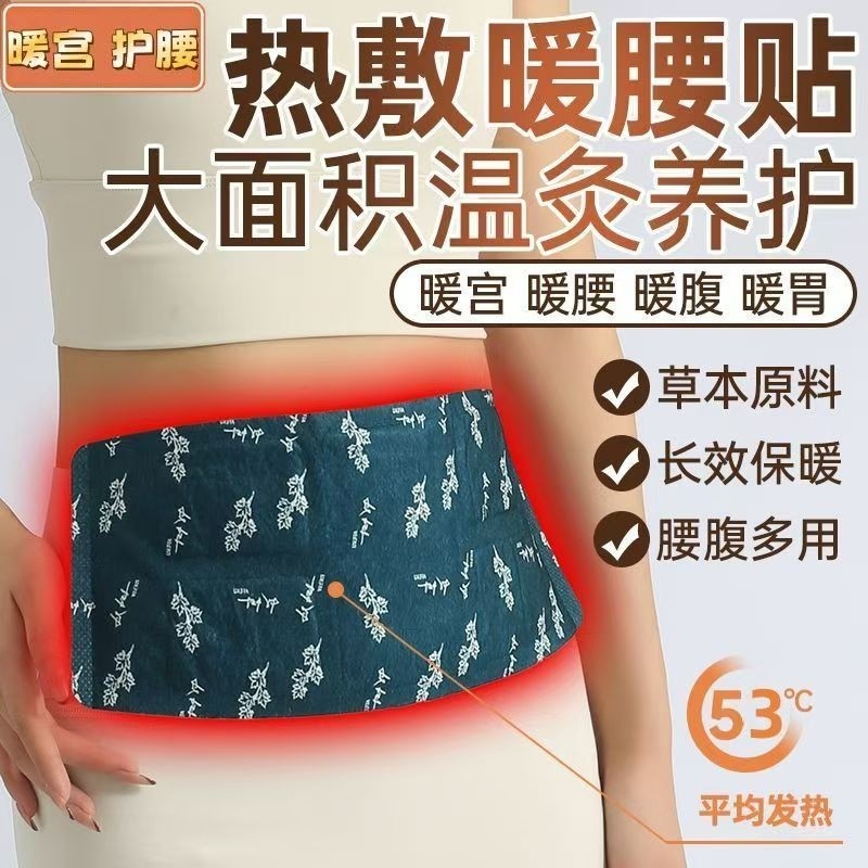 蒸汽艾草暖宫贴暖腰热敷贴