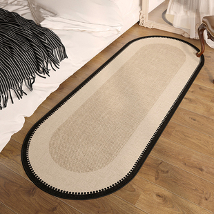 卧室床边地毯床下衣帽间房间法式 中古风高级感长条床尾复古地垫