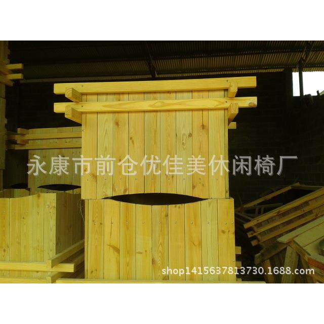 现货防腐木户外实木花箱移动小区广场花箱绿化休闲园林