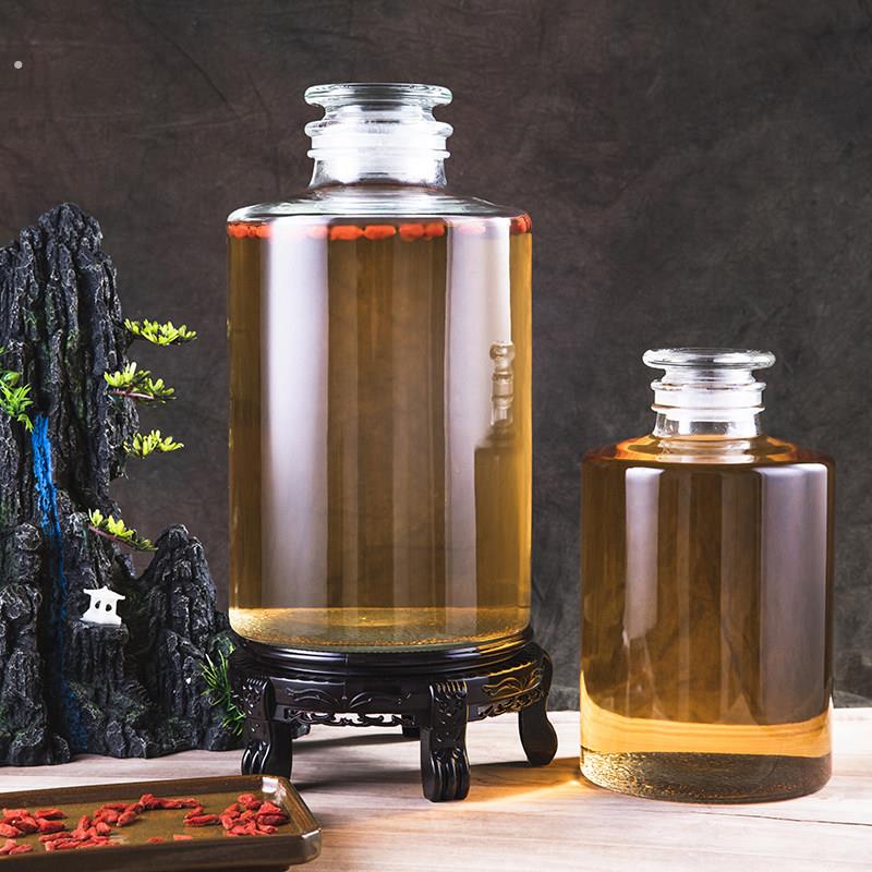 泡酒玻璃瓶小口专用酒瓶子酒坛酒罐泡菜坛子家用腌菜罐子密封罐子