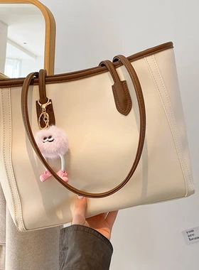 大气通勤质感手提包春秋新款百搭韩版单肩腋下包气质托特包