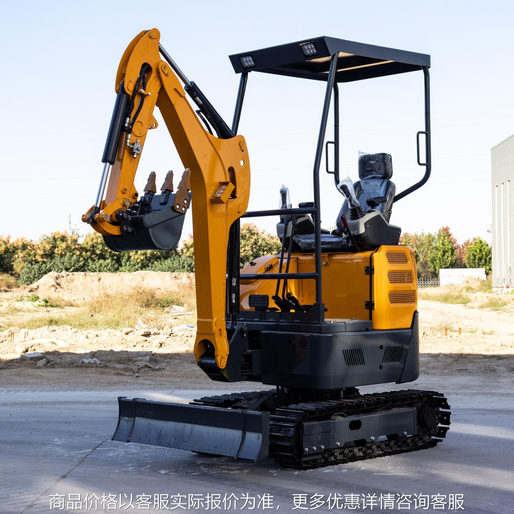 现货供应2.2吨小型农用挖机 全液压先导工程挖机 出口菲律宾家用