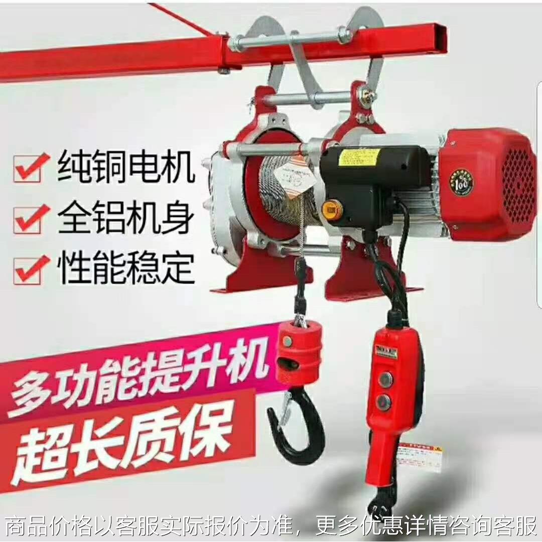 电动葫芦220家用微型吊机提升机250公斤15米悬挂式小金刚牵引机