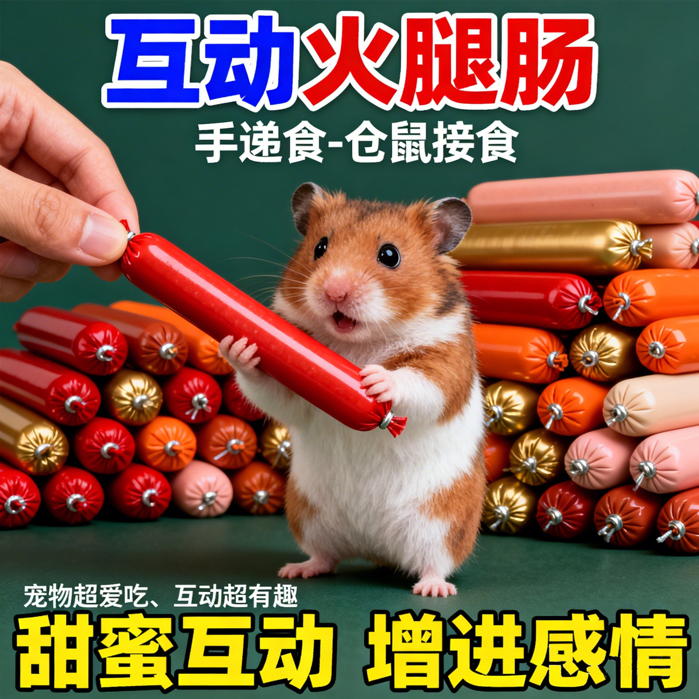 小宠高蛋白鳕鱼肠火腿肠零食