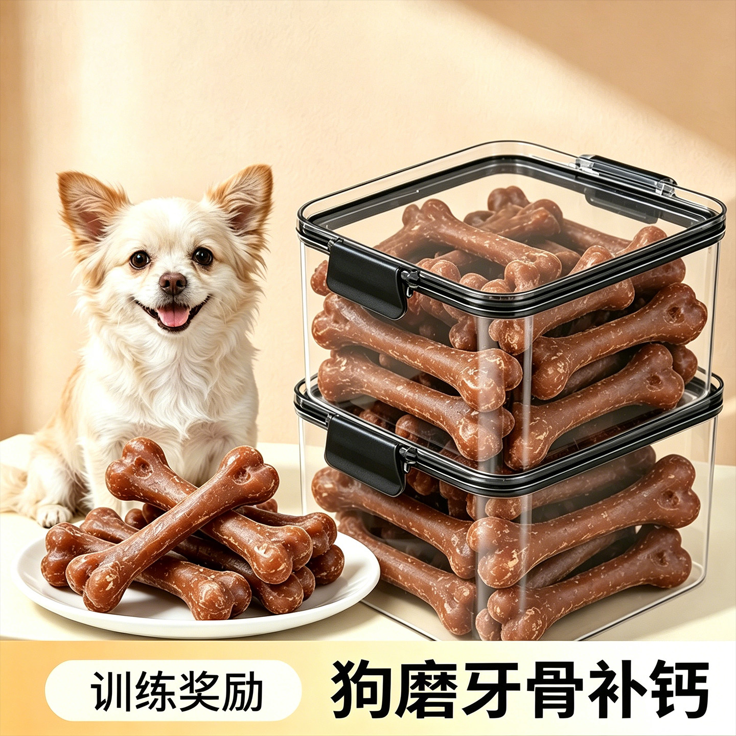 狗狗耐咬洁齿磨牙骨除口臭