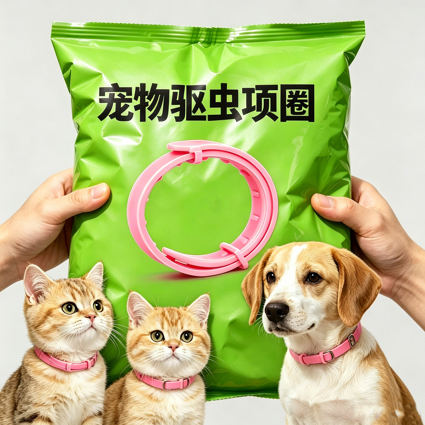 猫狗体外驱虫项圈防跳蚤蜱虱蚊