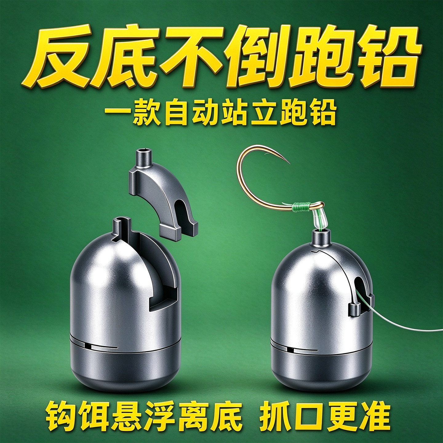 水下铅可拆装防挂底免调漂套装